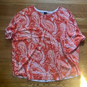 NWOT Sz 3x Talbots 100% Cotton Top